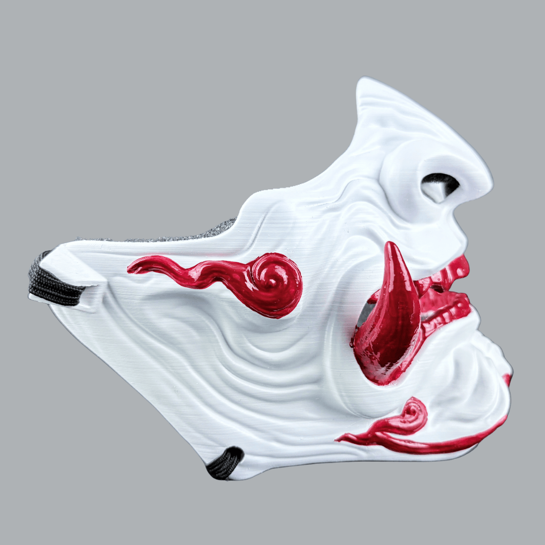 Space Armory Demon Oni Mask - White Masks